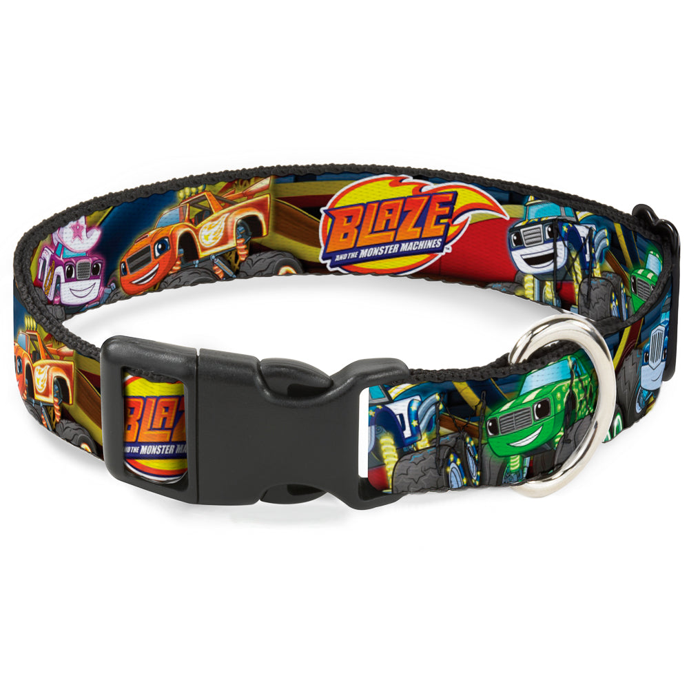 Plastic Clip Collar - BLAZE AND THE MONSTER MACHINES 6-Trucks Group Pose