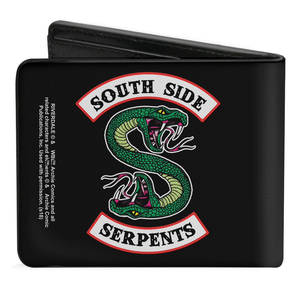 Bi-Fold Wallet - Riverdale SOUTH SIDE SERPENTS Patch Black