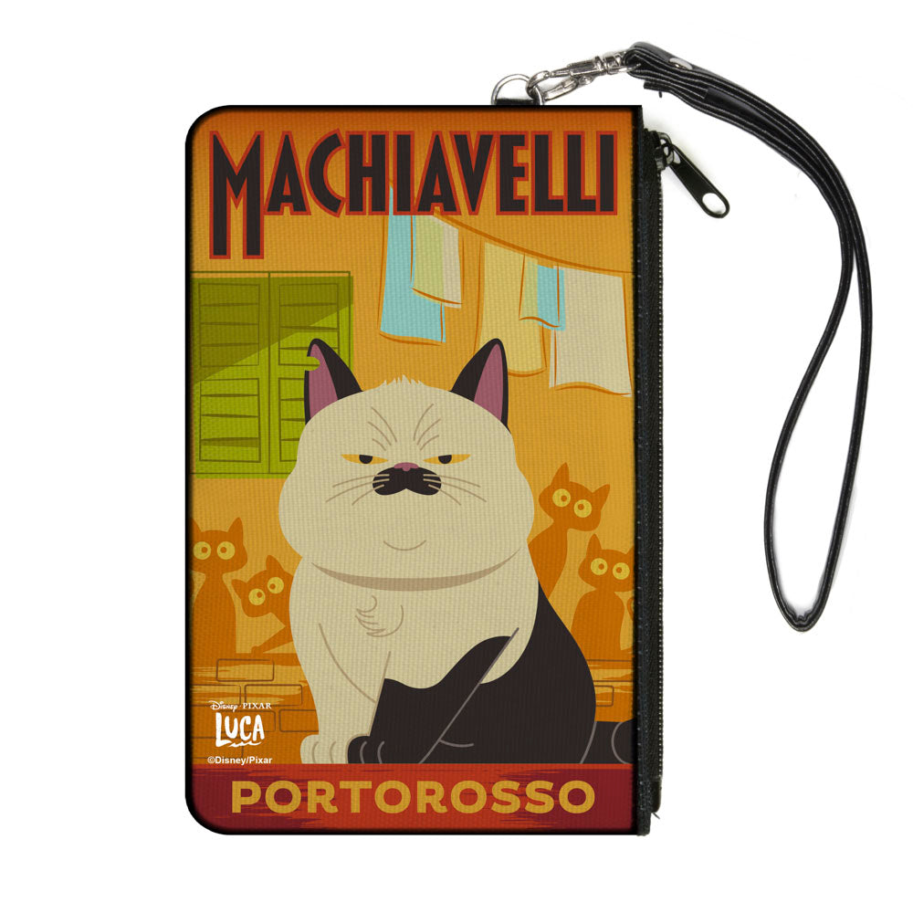 Canvas Zipper Wallet - SMALL - Luca MACHIAVELLI Pose PORTOROSSO