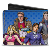 Bi-Fold Wallet - The Big Bang Theory Superhero Characters2