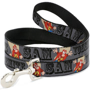 Dog Leash - YOSEMITE SAM w/Poses Gray