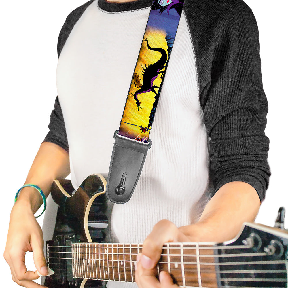 Guitar Strap - Maleficent Poses