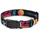 Plastic Clip Collar - BUZZ LIGHTYEAR Hyper Speed Spaceship Black/Multi Color