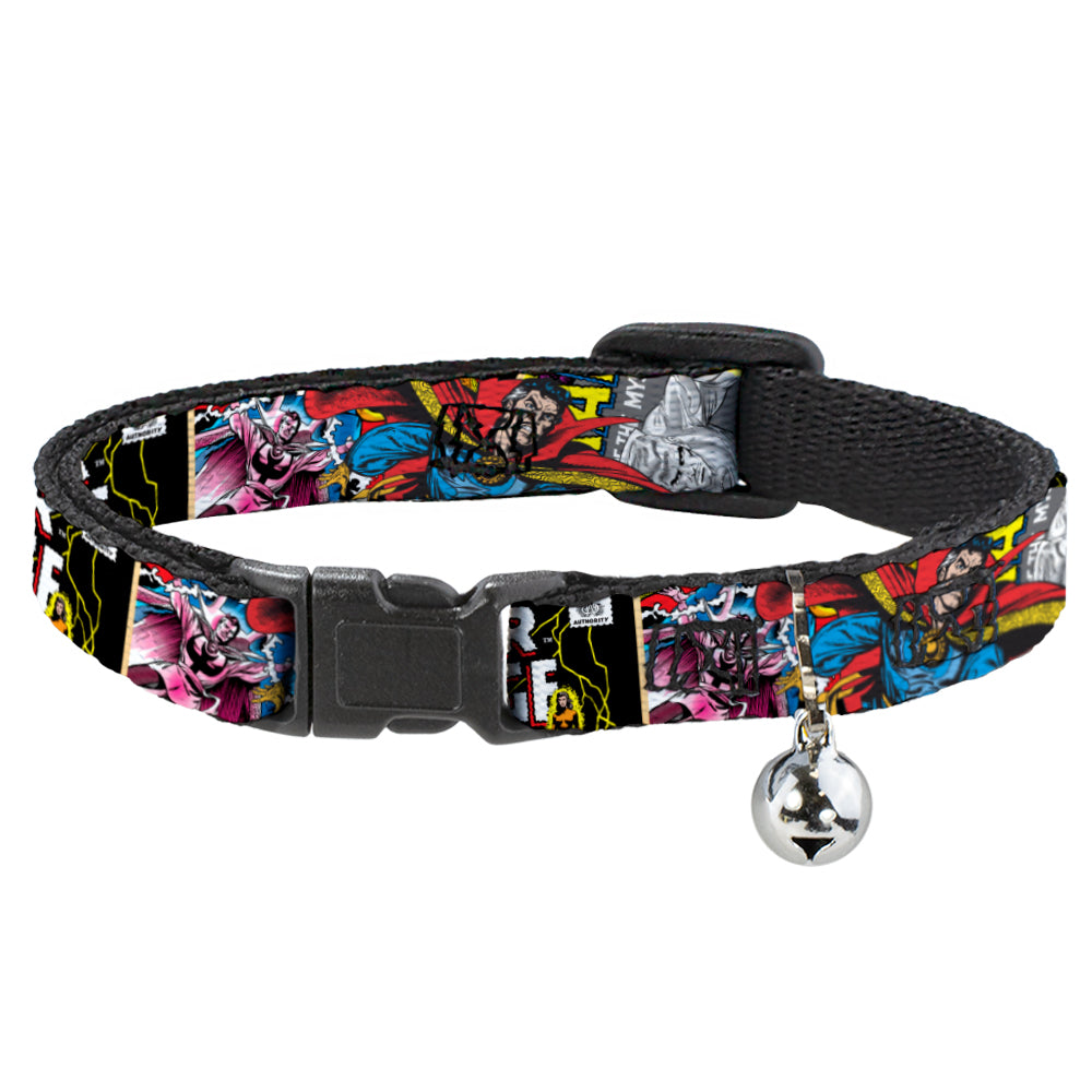 MARVEL COMICS Cat Collar Breakaway - Classic DOCTOR STRANGE Comic Book Title 4-Poses