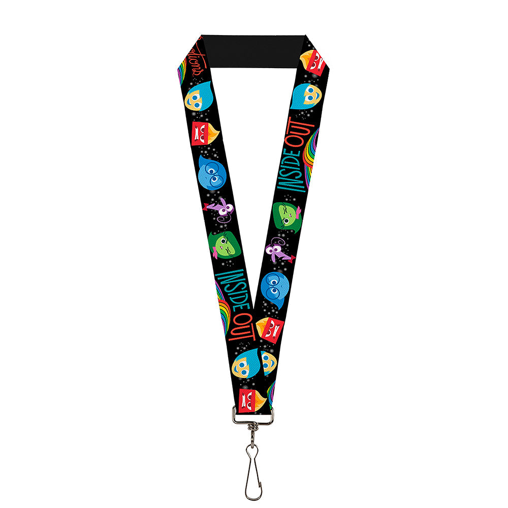 Lanyard - 1.0" - INSIDE OUT Emotion Expressions EVERY DAY IS FULL OF EMOTIONS