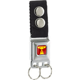 Keychain - Cars Piston Cup Trophy Full Color Red Yellow