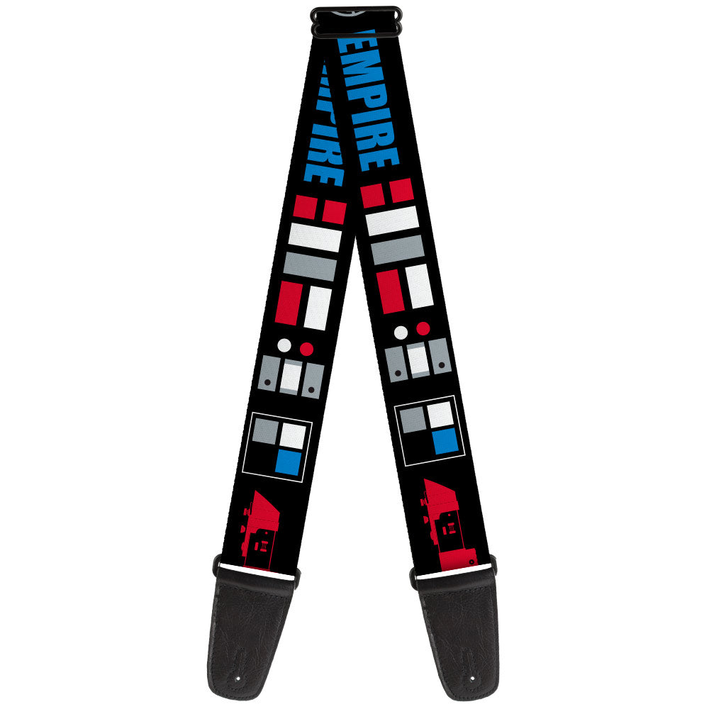 Guitar Strap - Star Wars EMPIRE Galactic Empire Elements Collage Black Blue Gray Red White