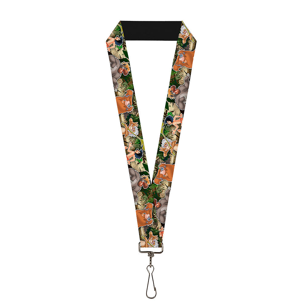 Lanyard - 1.0" - The Jungle Book I Wanna Be Like You 4-Character Scene