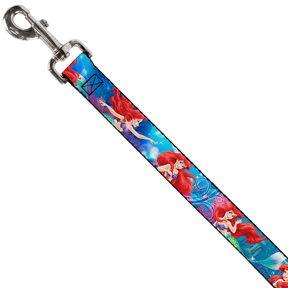 Dog Leash - Ariel Vivid Underwater Sparkle Poses/Castle