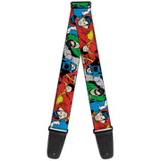 Guitar Strap - Justice League Superheroes CLOSE-UP New