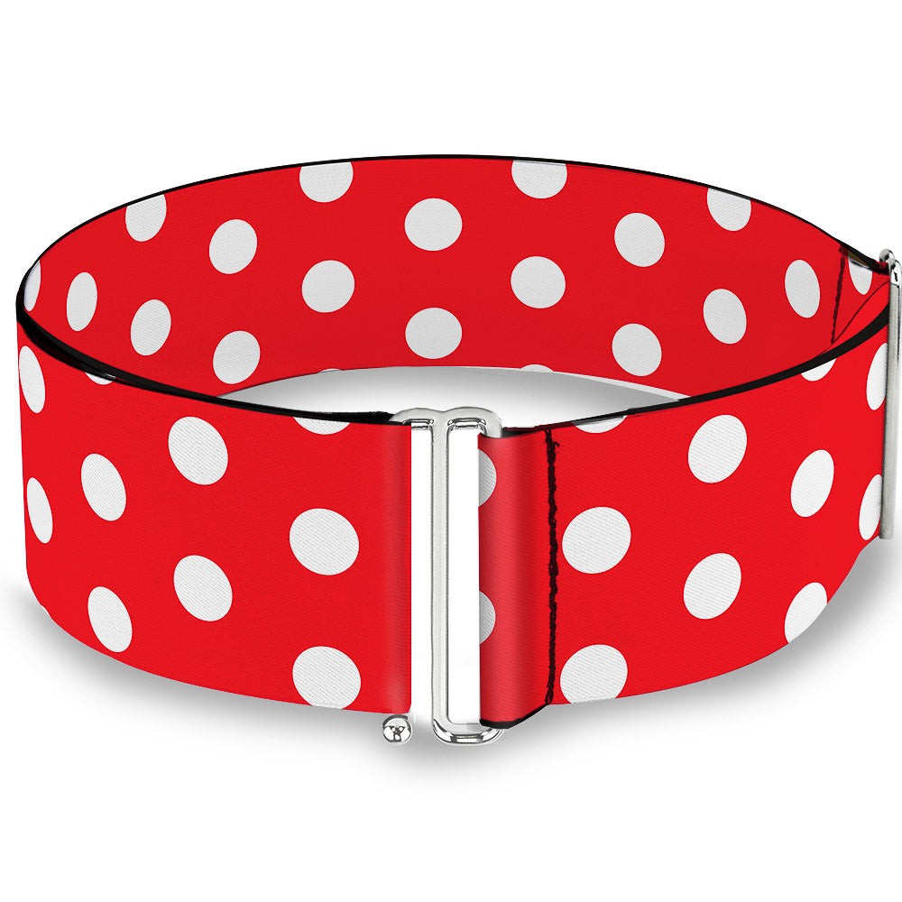 Cinch Waist Belt - Minnie Mouse Polka Dots Red White