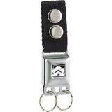 Keychain - Star Wars Stormtrooper Face CLOSE-UP Full Color White Black