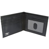 Canvas Bi-Fold Wallet - Batman Action Poses WHOOM! Gray Black Red