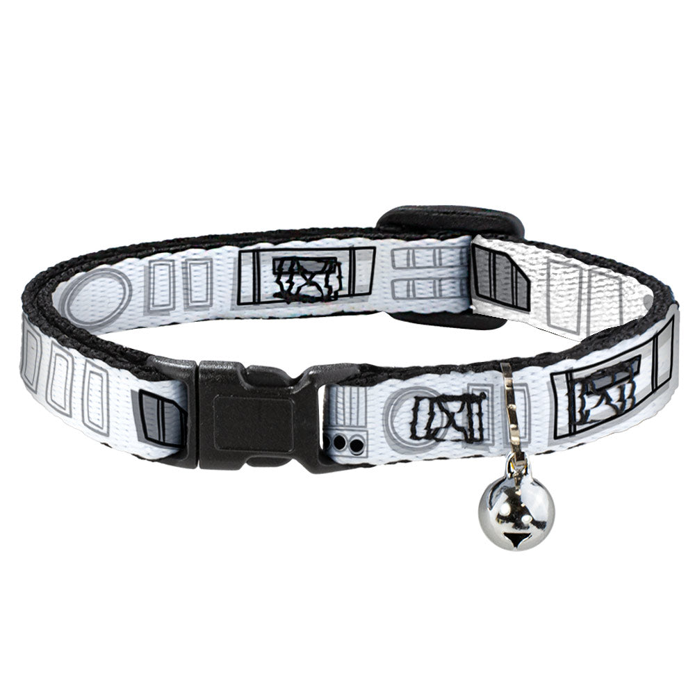 Cat Collar Breakaway - Star Wars Stormtroopers Utility Belt2 Bounding White Grays Black