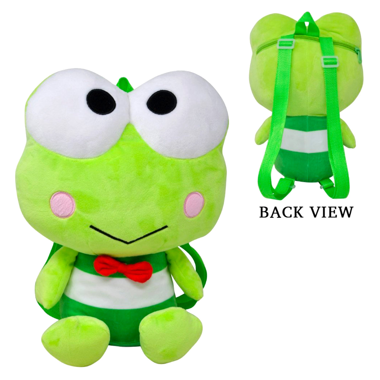 Keroppi 14" Plush Backpack