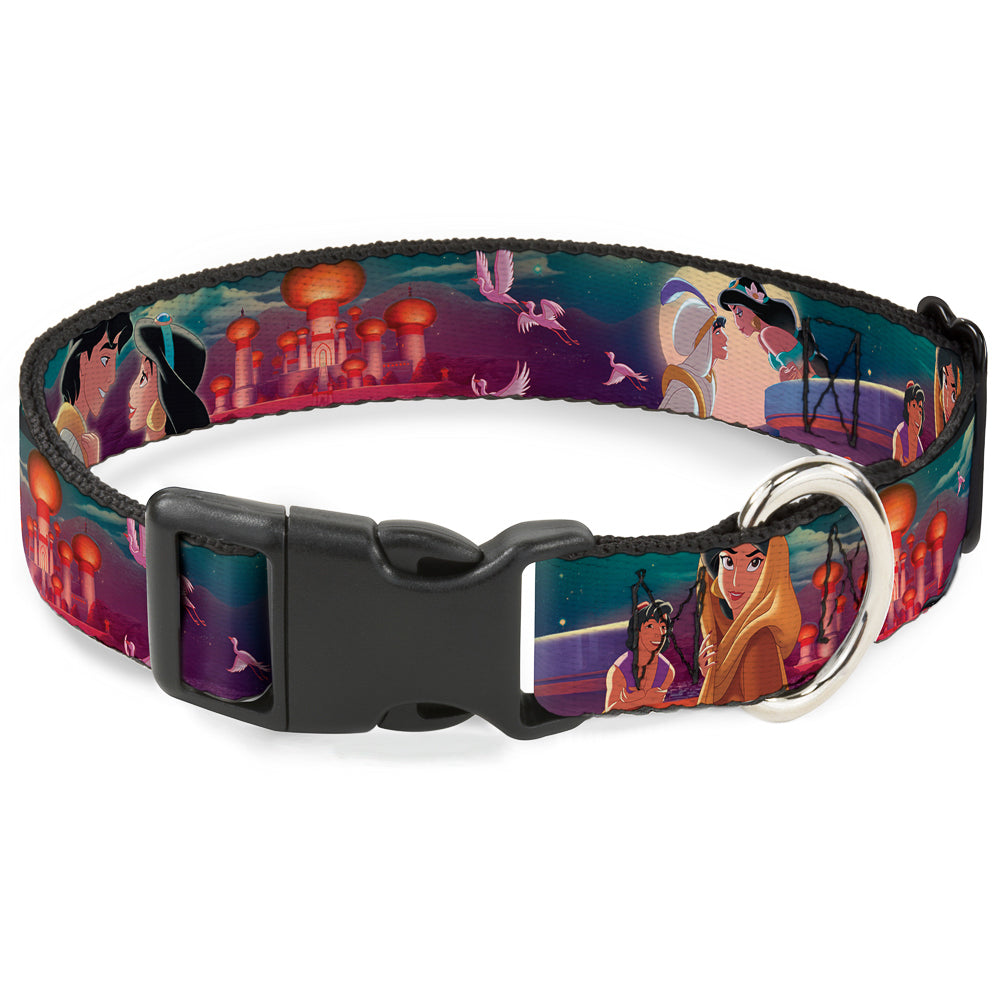 Plastic Clip Collar - Aladdin & Jasmine Scenes/Castle/Birds