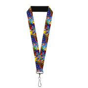 Lanyard - 1.0" - Beauty & the Beast Stained Glass Scenes