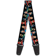 Guitar Strap - Justice League Elite Forces Superheroes