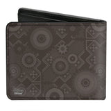 Bi-Fold Wallet - The Lion King Scar Pose Tribal Pattern Browns