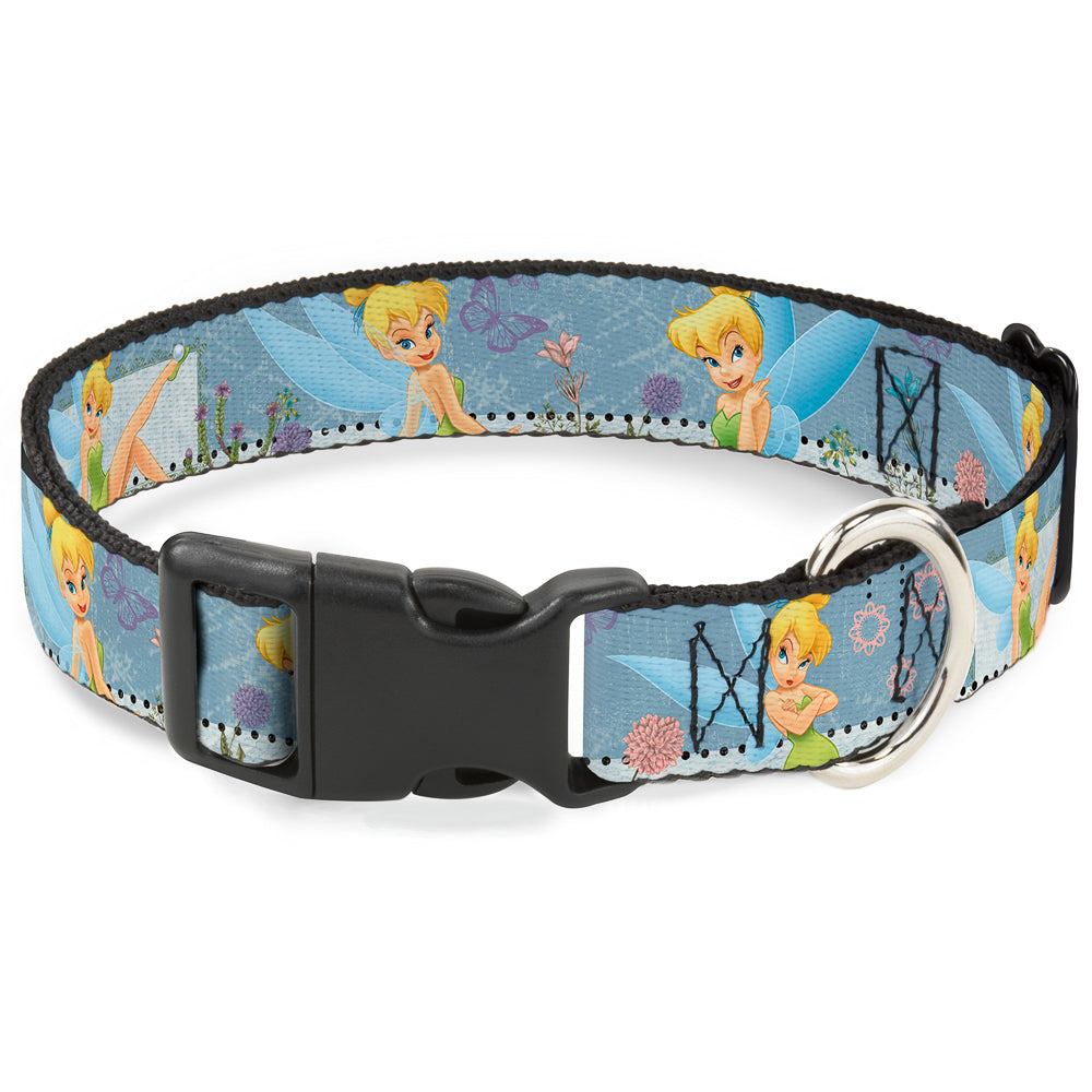 Plastic Clip Collar - Tinker Bell Garden Poses