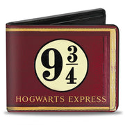 Bi-Fold Wallet - HOGWARTS EXPRESS 9 Burgundy Gold