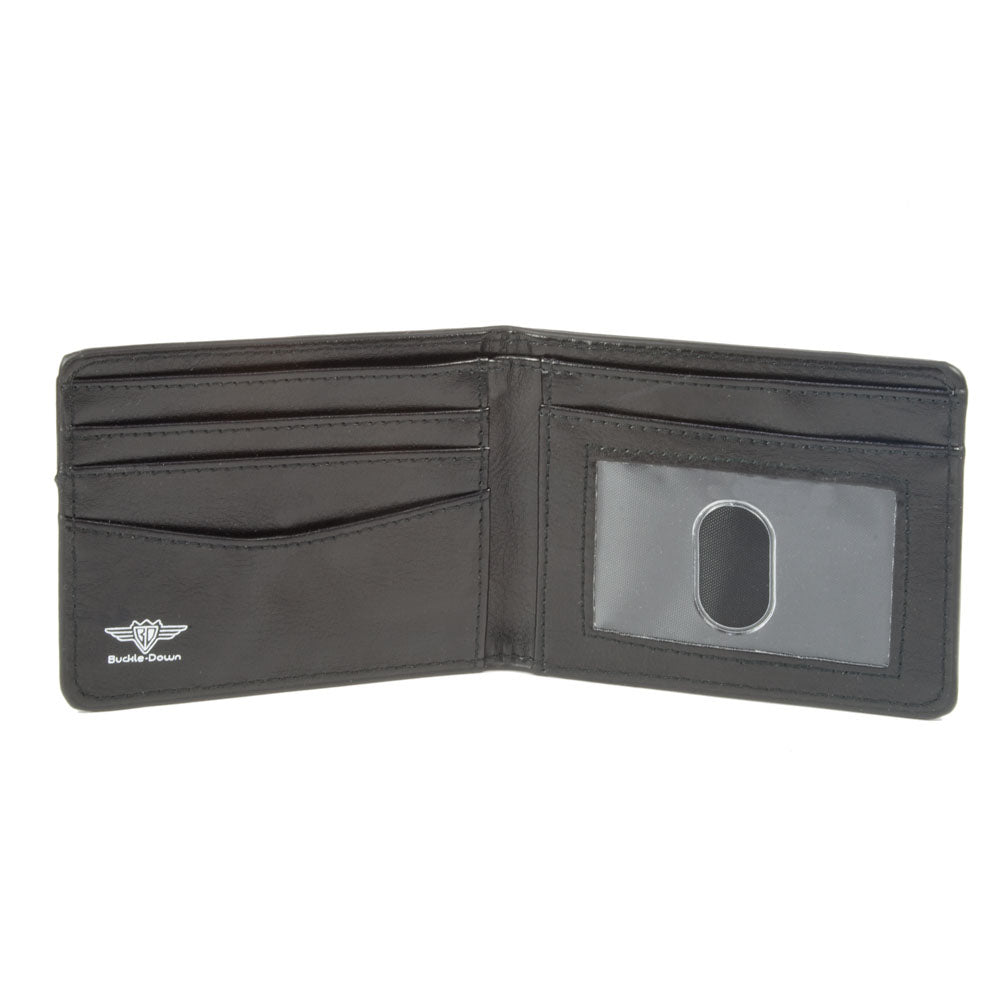 Bi-Fold Wallet - Star Wars The Child Vivid Looking Up Pose + THIS IS MY GOOD SIDE Gray White