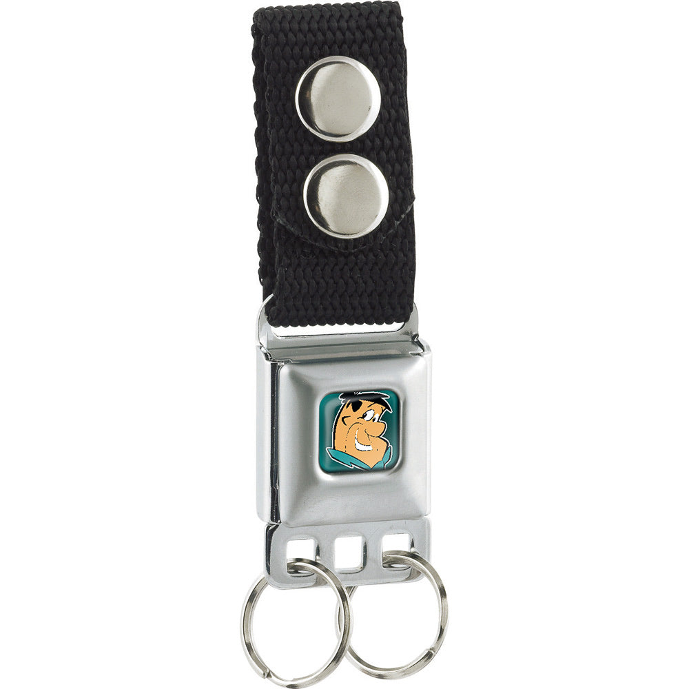 Keychain - Fred Face Full Color Turquoise