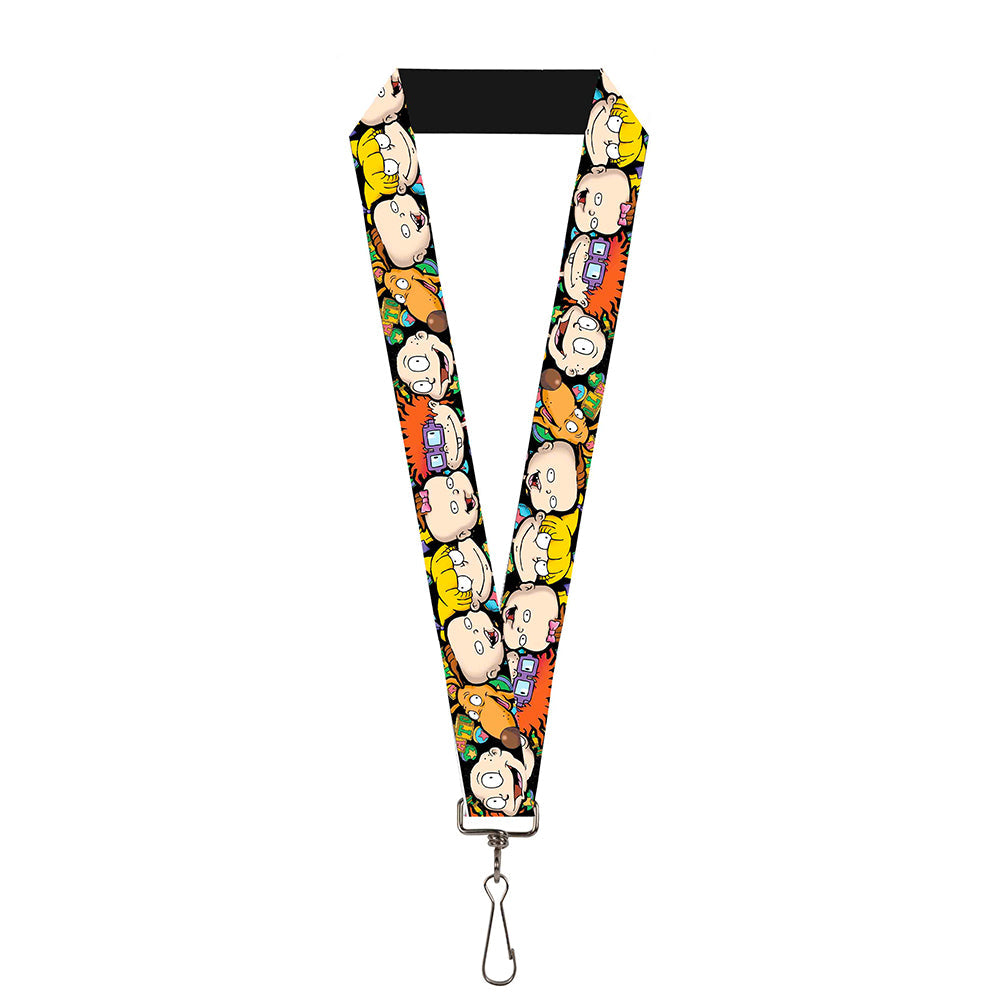 Lanyard - 1.0" - Rugrats Character Faces CLOSE-UP