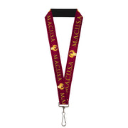 Lanyard - 1.0" - MACUSA Seal Reds Golds White