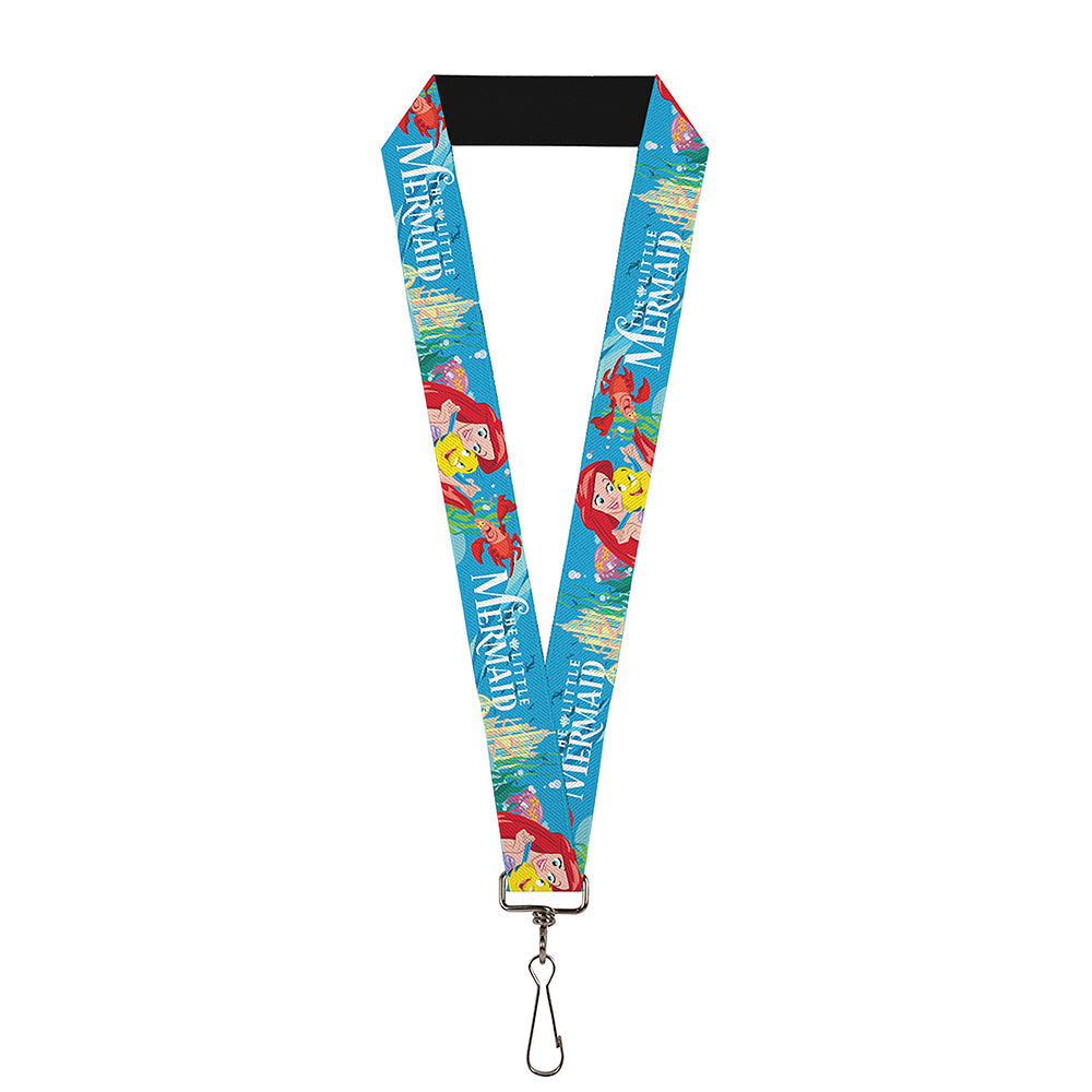 Lanyard - 1.0" - THE LITTLE MERMAID Castle Ariel, Flounder & Sebastian Pose