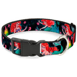 Plastic Clip Collar - Ariel Underwater Poses/Palace Silhouette