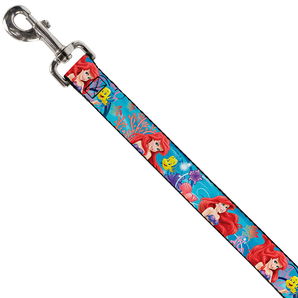 Dog Leash - Ariel & Flounder Vivid Underwater Poses