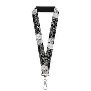 Lanyard - 1.0" - Jack & Oogie Boogie Scenes Grays