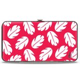 Hinged Wallet - Lilo & Stitch Bounding Lilo Dress Leaves Red White