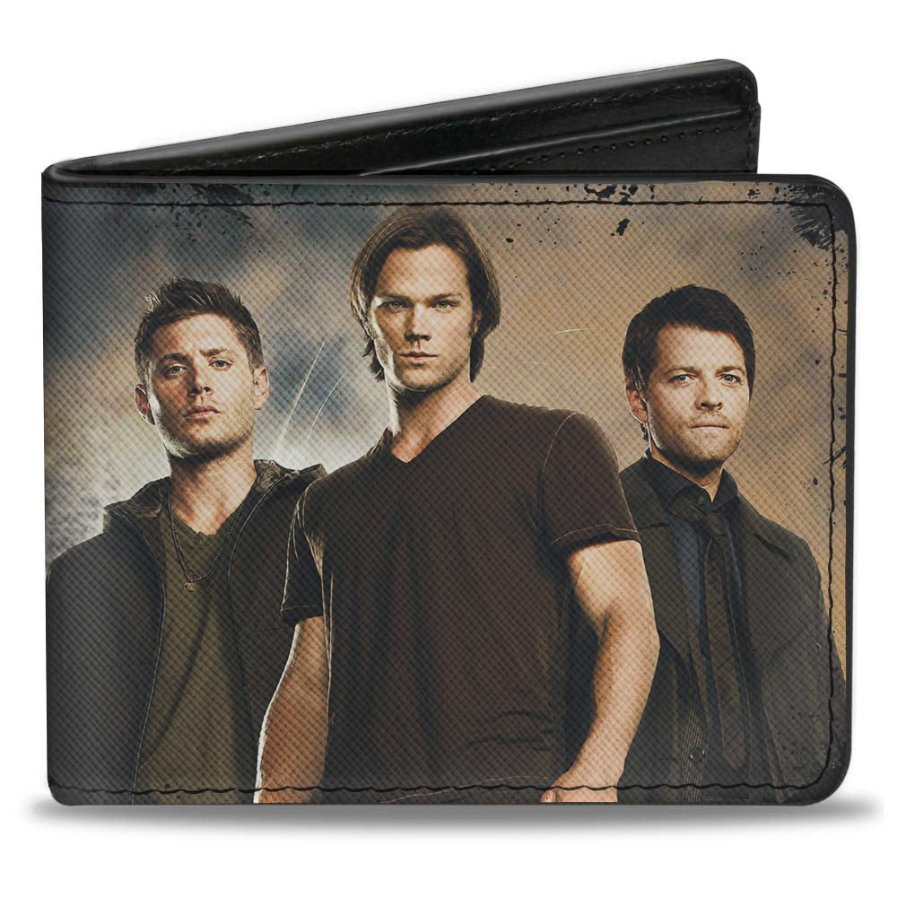 Bi-Fold Wallet - Dean, Sam & Castiel Group + NOTHING IN OUR LIVES IS SIMPLE-SUPERNATURAL