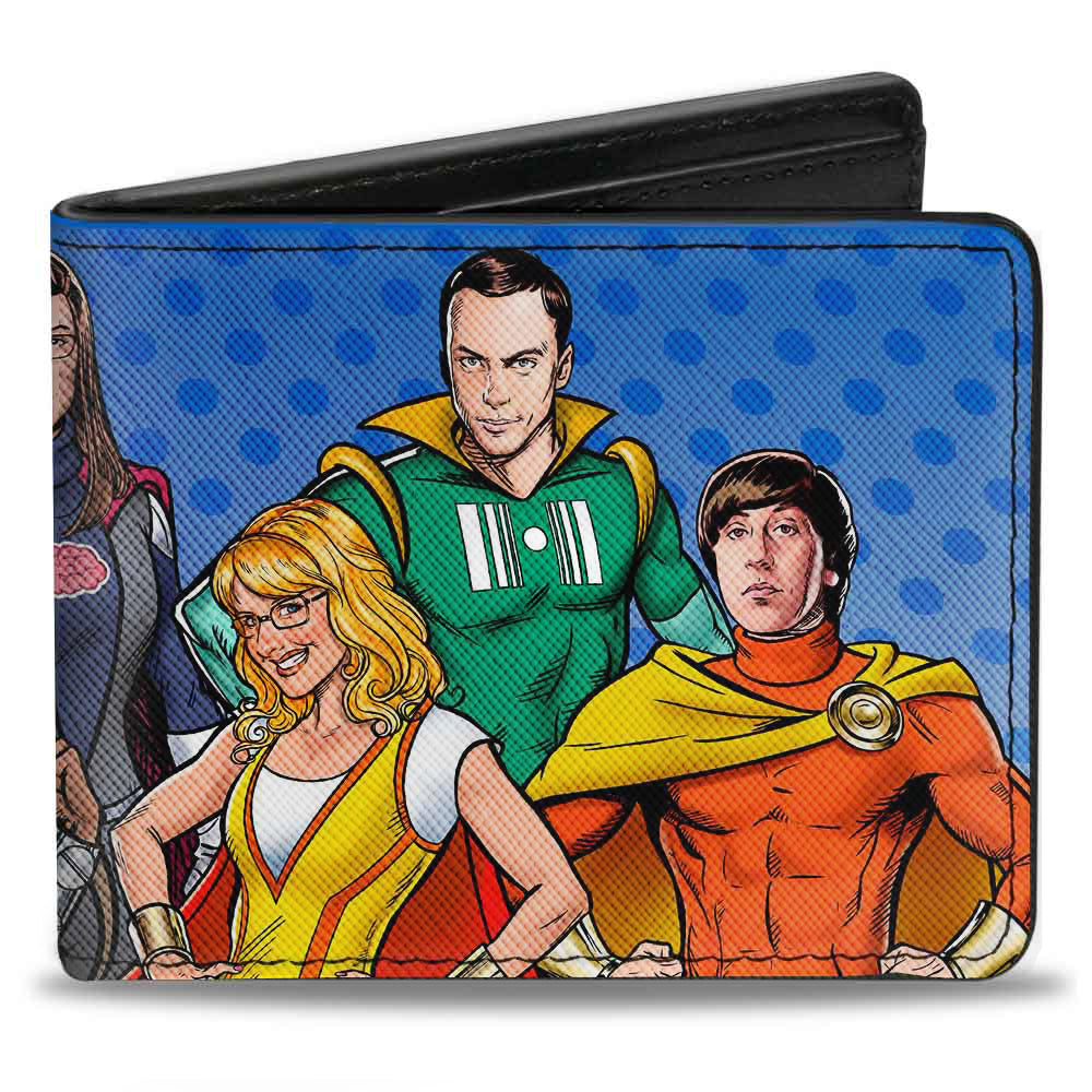 Bi-Fold Wallet - The Big Bang Theory Superhero Characters2