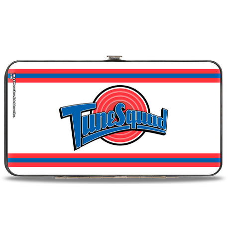 Hinged Wallet - Space Jam TUNE SQUAD Logo Stripe White Red Blue