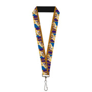 Lanyard - 1.0" - Beast & Belle Ball Scene Poses2