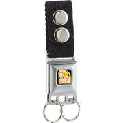 Keychain - Alice CLOSE-UP Full Color Black