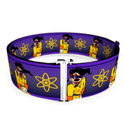 Cinch Waist Belt - Goofy Movie Max Powerline Poses Purples Yellows