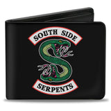 Bi-Fold Wallet - Riverdale SOUTH SIDE SERPENTS Patch Black