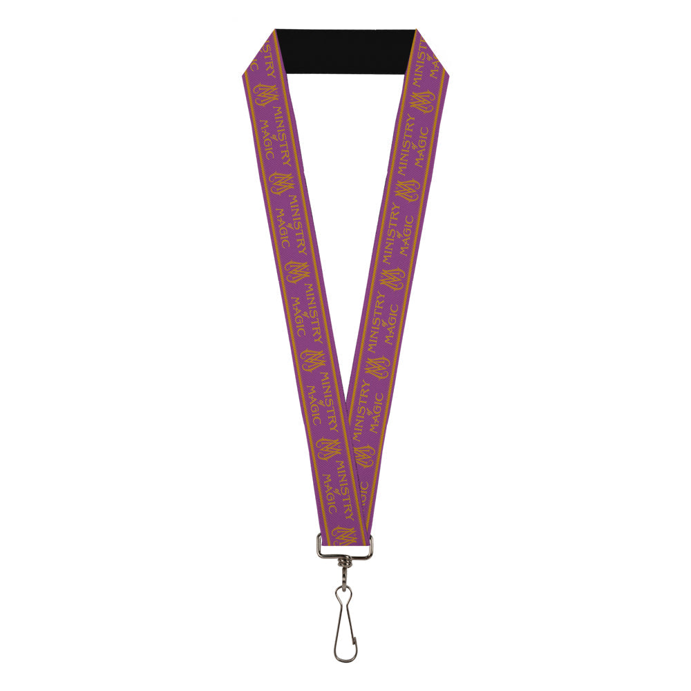 Lanyard - 1.0" - Fantastic Beasts The Crimes of Grindelwald MINISTRY OF MAGIC Icon Purple Gold