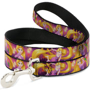 Dog Leash - Rapunzel 4-Tangled Poses/Pascal/Lights Light Purples