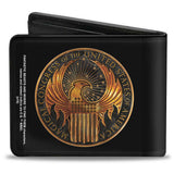 Bi-Fold Wallet - Fantastic Beasts and Where to Find Them MACUSA Seal Black Golds