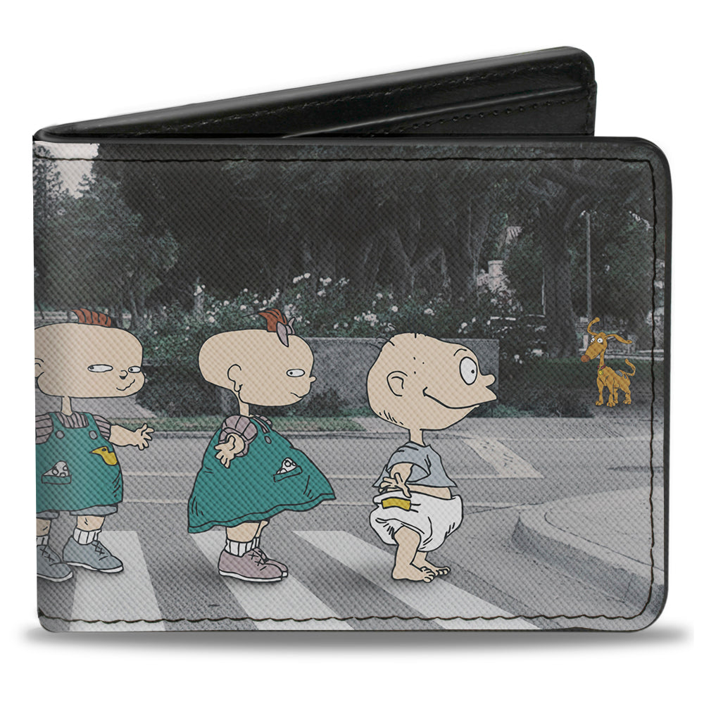 Bi-Fold Wallet - Rugrats 6-Character Road Crossing Scene