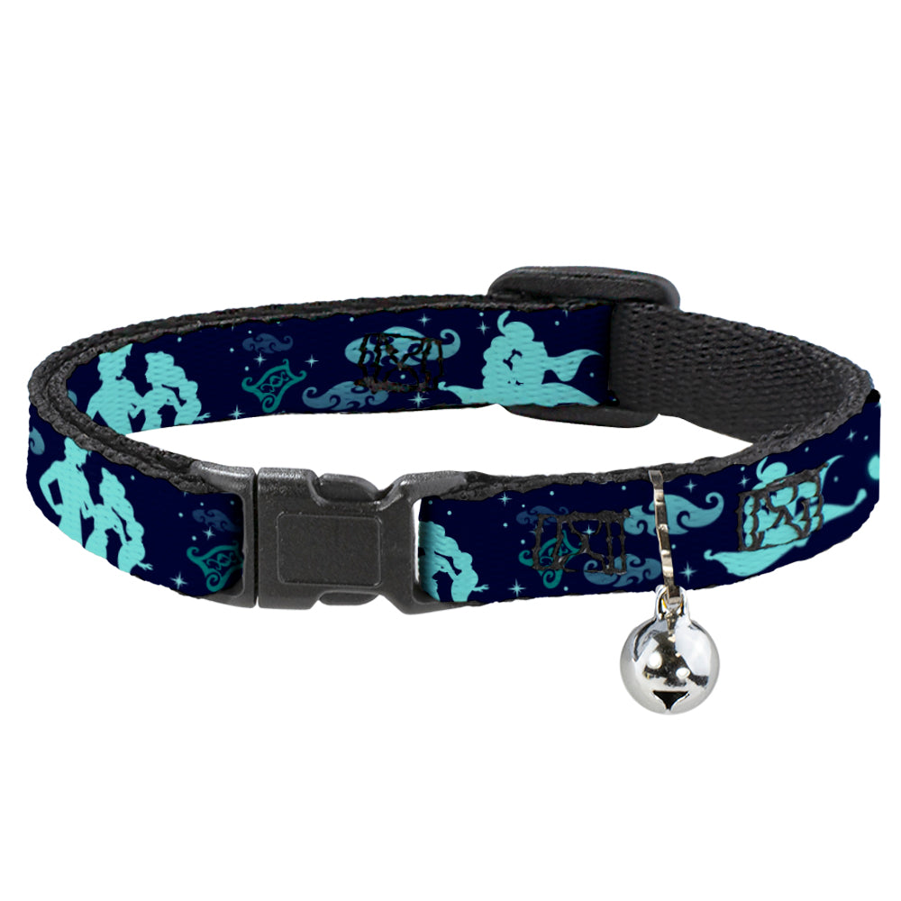 Cat Collar Breakaway - Aladdin & Jasmine Silhouette A WHOLE NEW WORLD