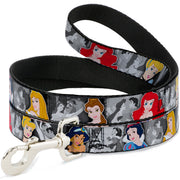 Dog Leash - Princess Pose/Princess & Prince Scene Grays/Multi Color