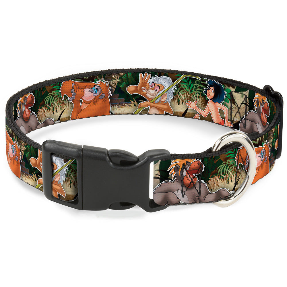 Plastic Clip Collar - The Jungle Book I Wanna Be Like You 4-Character Scene