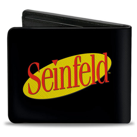 Bi-Fold Wallet - SEINFELD Spotlight Logo Black Yellow Red