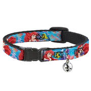 Cat Collar Breakaway - Ariel & Flounder Vivid Underwater Poses